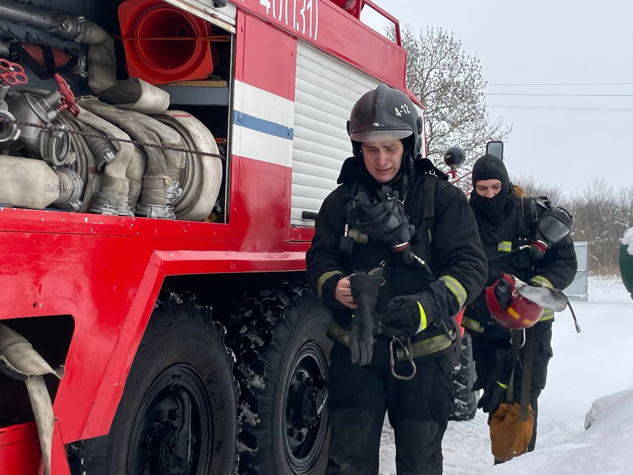 Проведение учебных тренировок по отработке действий сотрудников МЧС и работников пансионата по эвакуации проживающих